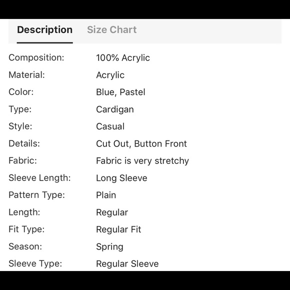 Stand-Out Blue Knit Sweaters - Picture 5 of 5